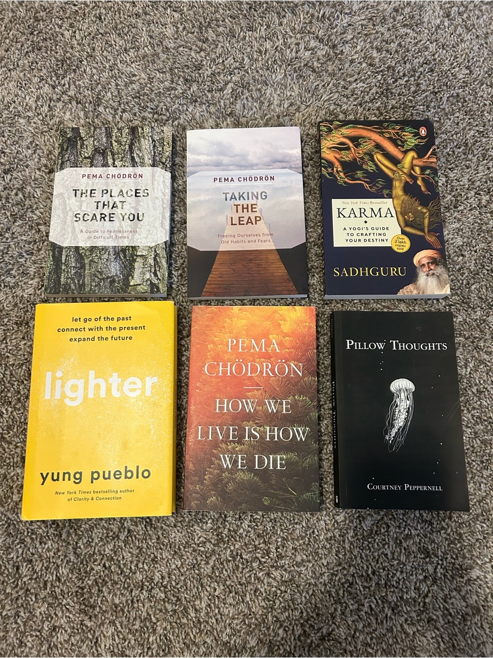 Pema Chodron, Yung Pueblo, Sadhguru Books